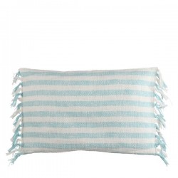 PILLOW STRIPED L. BLUE - 60x40cm