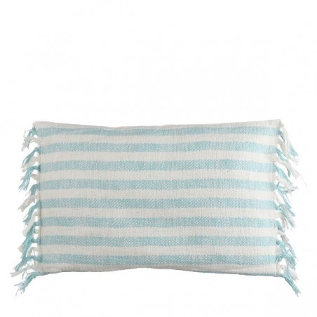 PILLOW STRIPED L. BLUE - 60x40cm