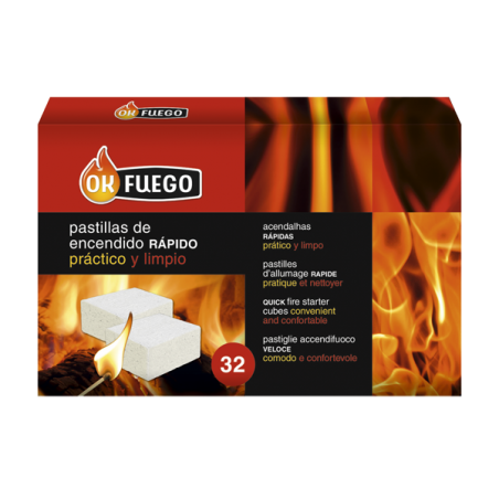 Pastillas encendido rápido 32 BBQ | El Huerto Deitana ®