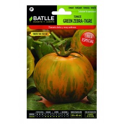 Tomate green cebra tigre (semillas)  | El Huerto Deitana ®