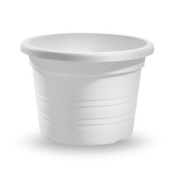 MACETA CILINDRO 20 cm BLANCO