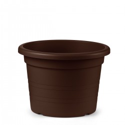MACETA VASO CILINDRO 18 cm BRONZO