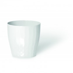 POT GLASS B-LIVING, 15 CM WHITE