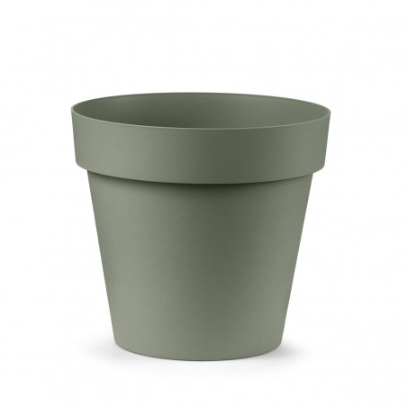 MACETA VASO CLEO 20 CM VERDE SCURO RIC.