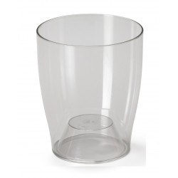 MACETA VASO ORCHIDEA LIVING ROT. cm 16,5 h INDOOR TRASPARENTE