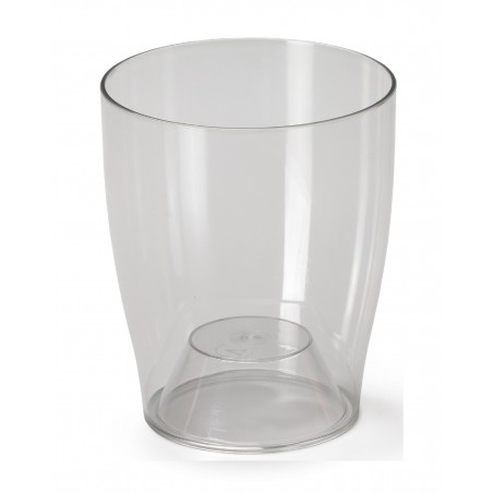 MACETA VASO ORCHIDEA LIVING ROT. cm 16,5 h INDOOR TRASPARENTE