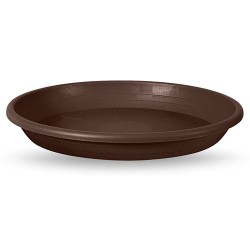 PLATO MACETA MARRON, 19 cm