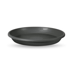 PLATO MACETA ANTRACITA, 15 CM