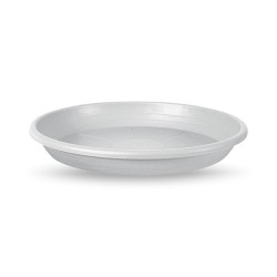 WHITE POT DISH, 22 CM
