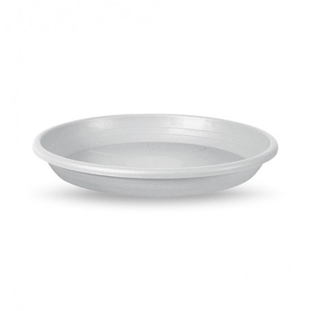 PLATO MACETA BLANCO, 19 CM