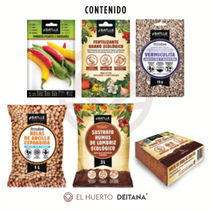 Huerto Premium Pimientos Picantes Batlle | El Huerto Deitana ®