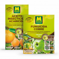 PACK INSECTICIDE OIL MASSO JED 250ML+FUNGICIDE COPPER 50G