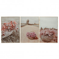 PINTURA CESTA DE FLORES