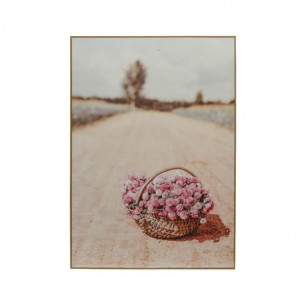 PINTURA CESTA DE FLORES