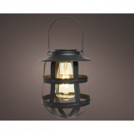 LAMPARA SOLAR COLGANTE DE METAL
