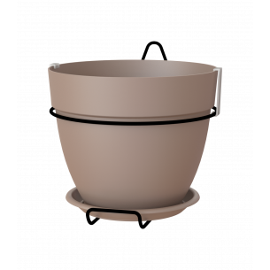 KIT PARED CAPRI CAMPANA 20CM TAUPE MACETA