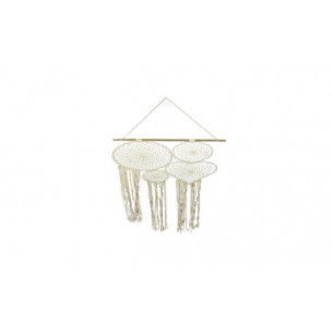 LAMPARA PALMA FLECOS CIRCULAR 60X40