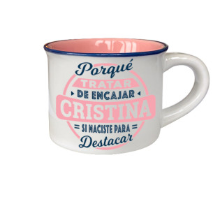 TAZA ESPRESSO CRISTINA