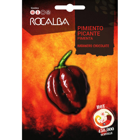 HABANERO CHOCOLATE - PIMIENTO PICANTE (Semillas) | El Huerto Deitana ®