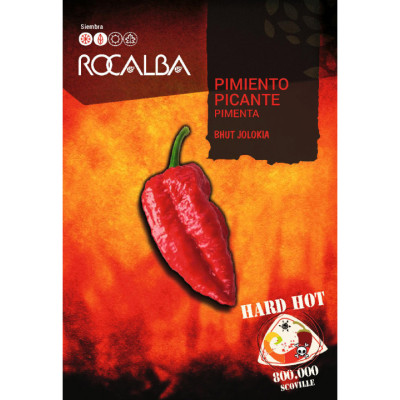 BHUT JOLOKIA - PIMIENTO PICANTE (Semillas) | El Huerto Deitana ®
