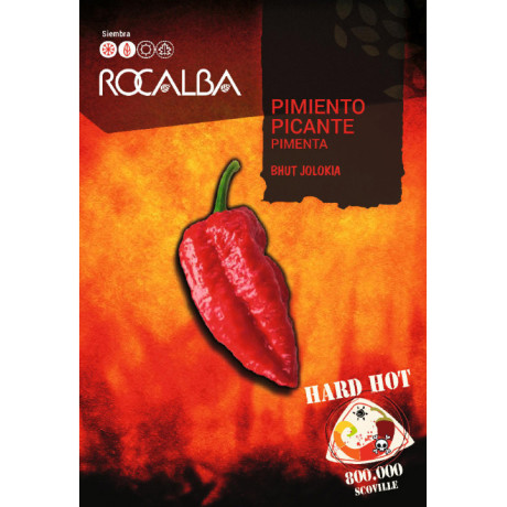BHUT JOLOKIA - PIMIENTO PICANTE (Semillas) | El Huerto Deitana ®