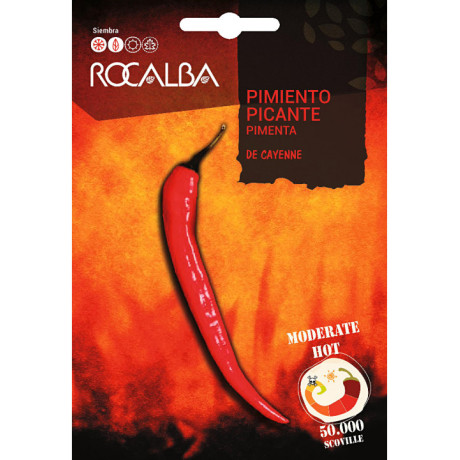 DE CAYENNE - PIMIENTO PICANTE (Semillas) | El Huerto Deitana ®