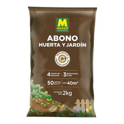 Abono huerta y jardín en bolsa 2 kg | El Huerto Deitana ®