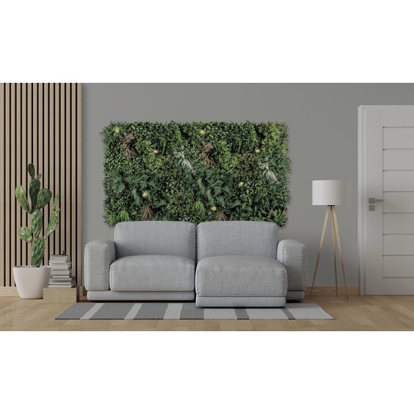 JARDIN VERTICAL SAUVAGE LED 1 X 1 M