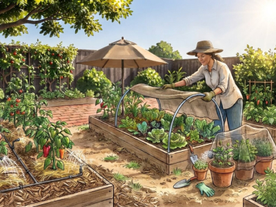 Cómo proteger tus plantas del calor
